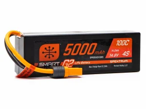 Spektrum SMART G2 Hard Case LiPo Battery - 14.8V 5000mAh 4S 100C - IC5