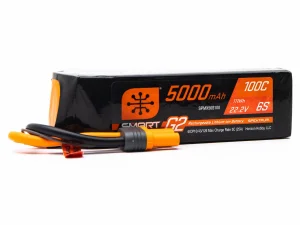 Spektrum SMART G2 LiPo Battery - 22.2V 5000mAh 6S 100C - IC5