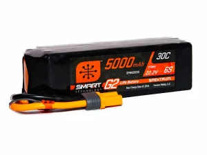 Spektrum 5000Mah 6S 22.2V Smart G2 30C LiPo Battery - IC5