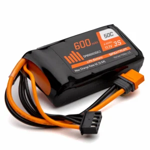 Spektrum 11.1V 3S 600mAh 3S 50C LiPo Battery: IC2