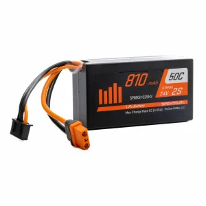 Spektrum 810mAh 2S 7.4V 50C Mini Smart G1 LiPo - IC2 (Fits Losi Mini Cars)