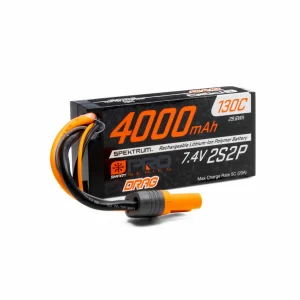 Spektrum Shorty 7.4V 4000mAh 2S 130C SMART LiPo - IC5