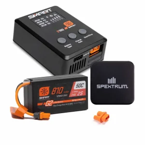 Spektrum SMART Powerstage Surface Bundle - 810mAh 2S 50C LiPo Battery With 100W USB-C Charger