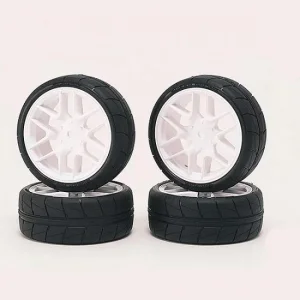 FMS Sweep Hankook Tread 36Deg 24mm Glued Tc Tyres 12Spoke Asphalt