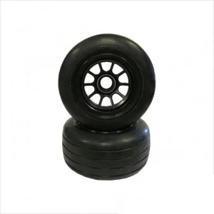 Sweep 1:10 Formula 1 Front V5 Pre-Glued Grooved Tyres - Med