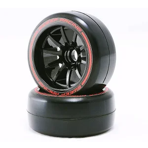 Sweep 1:10 F1 LP Soft Front Pre-Glued Slick Tyres 27mm 2Pc
