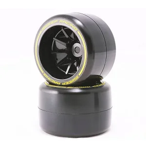 Sweep 1:10 F1 LP Mediu Asphalt Rear Pre-Glued Tyres 40mm