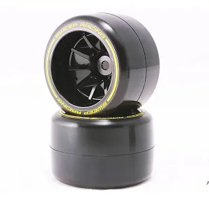 Sweep 1:10 F1 LP Medium Carpet Rear Pre-Glued Tyres 40mm