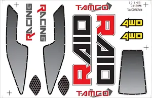 Thunder Tiger Tar0001 Raid Decal Set