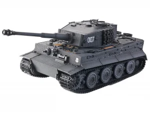 Taigen 1:24 Tiger 1 IR Battle Tank Late Version - Grey