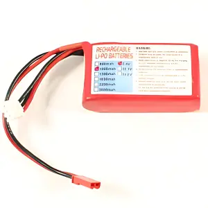 Top Gun Park Flite Class 400 Cessna Battery 7.4V/1000mAh 15