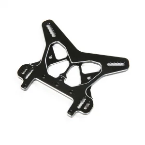 Rear Shock Tower - Black - Aluminium: 8X/8XE