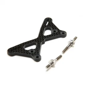 Carbon Front Tower 2mm w/Ti Standoffs: 22 5.0
