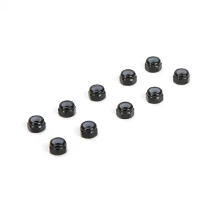 M3 Aluminium Lock Nuts Black (10) ** CLEARANCE **