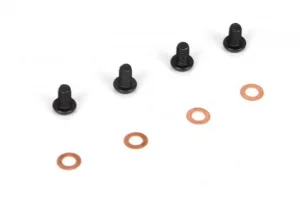 23/22T Bleeder Shock Cap Screws & Washers (4)
