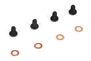 23/22T Bleeder Shock Cap Screws & Washers (4)