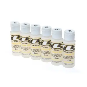 TLR Pro Shock Oil 6 Pack - 17.5 22.5 27.5 32.5 37.5 42.5 Weights - 2oz Bottles