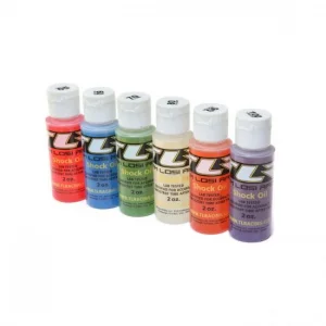 TLR Pro Shock Oil 6 Pack - 50 60 70 80 90 100 Weights - 2oz Bottles