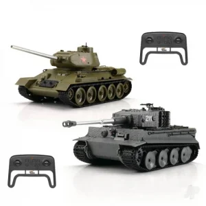 Torro 1:30 Tiger 1 vs T34 IR Battle Tanks