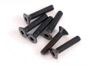 Screws - 3x15mm countersunk machine (6) (hex drive)