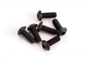Screws - 3x8mm button-head machine (hex drive) (6)