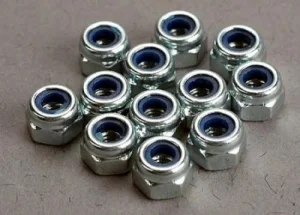 Nuts - 3mm Nylon Locking (6)