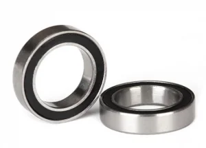 Ball Bearings Black Rubber Sealed (12x18x4mm) (2)