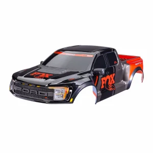 Traxxas Body, Ford Raptor R, complete (Fox) (includes grille, tailgate trim, side mirrors, decals, + clipless mounting) (requires 10124 + 10125 body mounts)