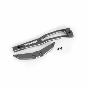 Traxxas Chassis brace, front, 6061-T6 aluminium (gray-anodised/ 2.5x6mm CCS (with threadlock) (2)