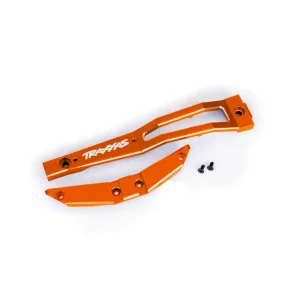 Traxxas Chassis brace, front, 6061-T6 aluminium (orange-anodised/ 2.5x6mm CCS (with threadlock) (2)