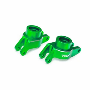 Traxxas Carriers, stub axle (green-anodised 6061-T6 aluminium) (rear) (left + right)