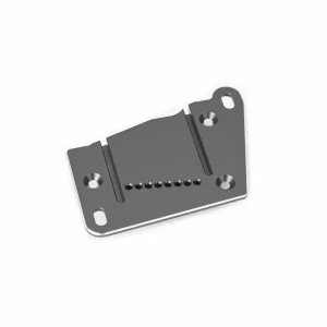 Traxxas Motor mount cap, 6061-T6 aluminium (gray-anodised)