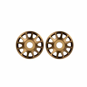 Traxxas Wheel centres, Method Race Wheels 703 Beadlock (6061-T6 aluminium, bronze-anodised), 2.5x10mm CS (12) (beadlock rings sold separately) (2)
