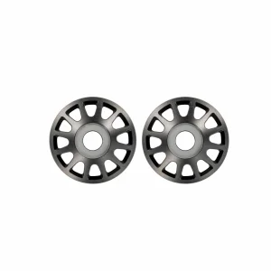 Traxxas Wheel centres, Method Race Wheels 703 Beadlock (6061-T6 aluminium, grey-anodised), 2.5x10mm CS (12) (beadlock rings sold separately) (2)
