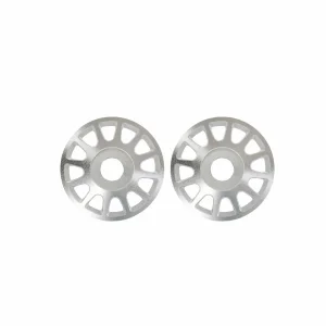 Traxxas Wheel centres, Method Race Wheels 703 Beadlock (6061-T6 aluminium, silver-anodised), 2.5x10mm CS (12) (beadlock rings sold separately) (2)