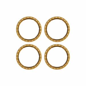 Traxxas Beadlock rings, bronze (machined aluminium) (4)