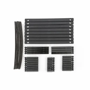 Traxxas Support posts, boat trailer (17mm (8), 30mm (8), 37mm (8), 65mm (4), 70mm (4)/ bunk boards (8)