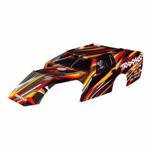 Traxxas Body, Slash Mudboss, orange (painted, decals applied) (assembled with front + rear body mounts and body support for clipless mounting)