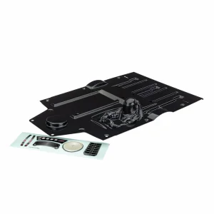 Traxxas Interior, Slash Mudboss, black (painted)/ decal sheet