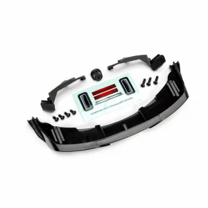 Traxxas Diffuser, rear/ retainer/ body supports (left + right)/ 3x10mm BCS (3)/ 3x6mm BCS (4) (fits 10511 body)