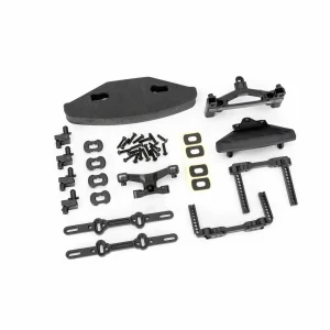 Traxxas Body mounts, front + rear/ body mount posts/ body mount sliders