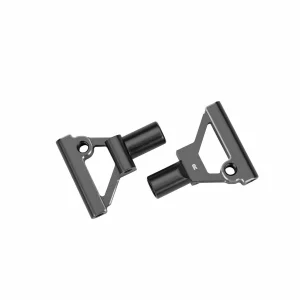 Traxxas Suspension arms, lower, front, 6061-T6 aluminium (gray-anodised) (left + right)/ 2.5x5mm BCS (with threadlock) (2)
