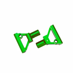 Traxxas Suspenion arms, lower, front, 6061-T6 aluminium (green-anodised) (left + right)/ 2.5x5mm BCS (with threadlock) (2)