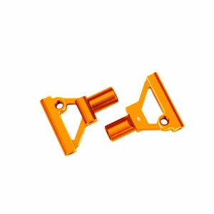 Traxxas Suspension arms, lower, front, 6061-T6 aluminium (orange-anodised) (left + right)/ 2.5x5mm BCS (with threadlock) (2)