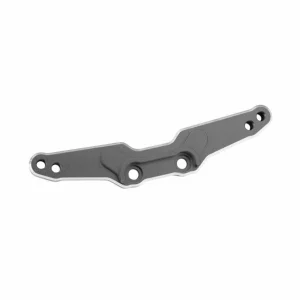Traxxas Shock tower, rear, 6061-T6 aluminium (gray-anodised)/ 3x15mm BCS (with threadlock) (2)