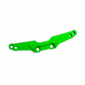Traxxas Shock tower, rear, 6061-T6 aluminium (green-anodised)/ 3x15mm BCS (with threadlock) (2)