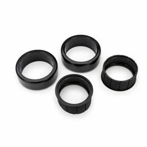 Traxxas Tyres, 1.9 Drift (1 dot, hard, rough surfaces) (front) (2)/ rubber inserts (2)