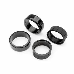 Traxxas Tyres, 1.9 Drift (2 dots, soft, smooth surfaces) (front) (2)/ rubber inserts (2)