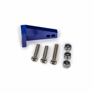 Traxxas Rudder arm, aluminium/ 3x15mm BCS (stainless) (2)/ 3x18mm BCS (stainless) (1)/ NL 3.0 (3)
