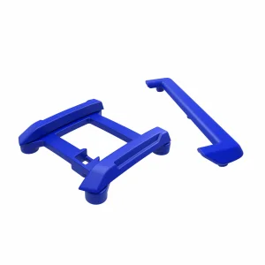 Traxxas Skid plate (roof), tailgate protector (blue), mounts (2), 3x8mm BCS (7) (fits 10711 body)